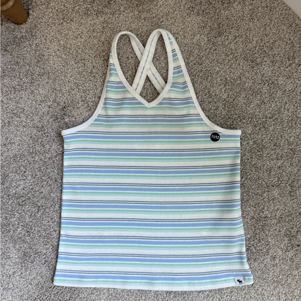 Abercrombie Kids Striped Tank Top Size 11/12 Yrs